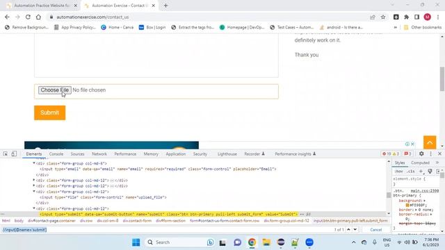 Test Case - 6 Contact Us Form| Automation Practice Series | #seleniumwebdriver #seleniumjava #testn смотреть онлайн