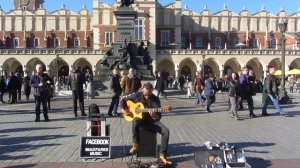 Imad Fares - Pharaon. Music in the streets of Krakow (Poland)