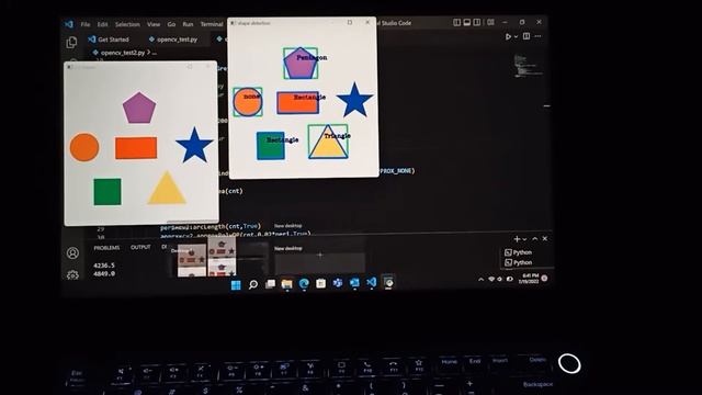 Shape detection using OpenCv Python #opencv #opencvpython #imageprocessingpython #imageprocessing