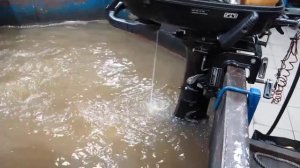 Мотор лодочный Suzuki DF6S, б/у