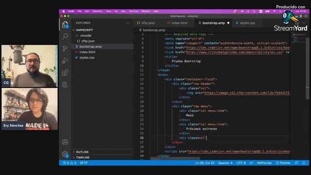 Creación de Cloudpages con formularios usando Bootstrap смотреть онлайн