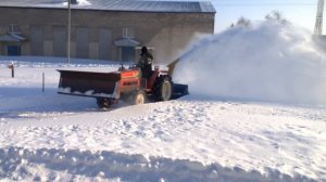 Самодельный роторный снегоуборщик