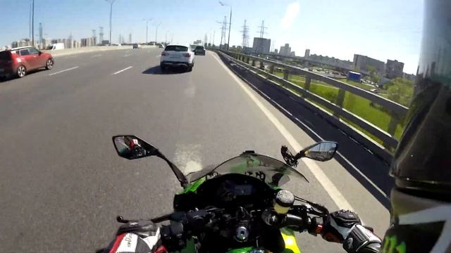 Первое впечатление от НОВОГО ЗВЕРЯ /KAWASAKI Z1000SX смотреть онлайн