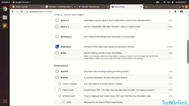 Codeigniter Datatables Ajax Crud Tutorial