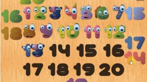 Пазл "Учим числа до 20". Учим цифры до 20. Порядковый счет до 20