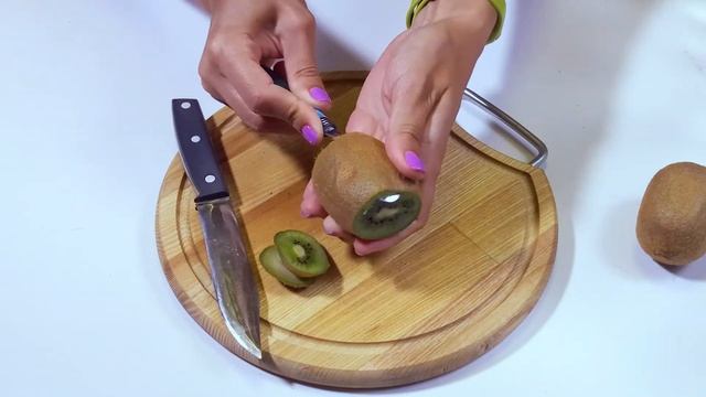 Как быстро очистить киви смотреть онлайн