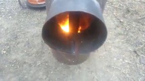 Печь на отработке