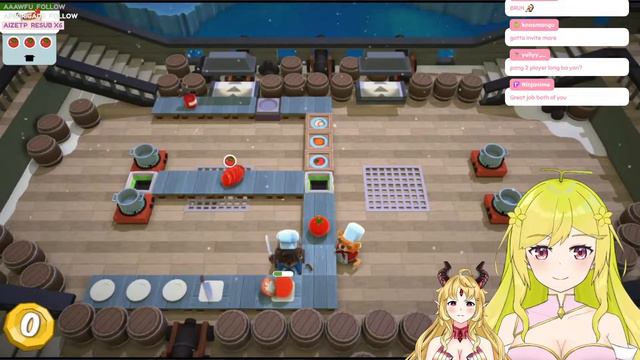 【Overcooked】cooking food for my waif @AranayaXaphina (EN/TAG) смотреть онлайн