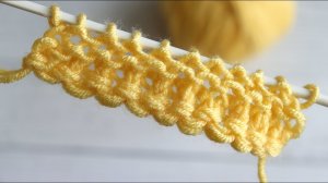 КРАСИВЫЙ набор петель на спицах