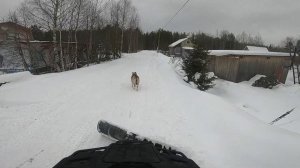 Теперь не нанимаю трактор чтобы чистить снег/Чищу снег отвалом на квадроцикле РМ-800 #снегоотвал