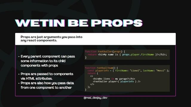 React for Beginners 2023 Intro | ReactJS in Naija Pidgin |  #slide