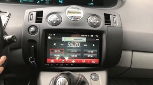 RENAULT Scenic 2007r nawigacja 9 cali android przerobienie ramki SWC sterowanie z kierownicy