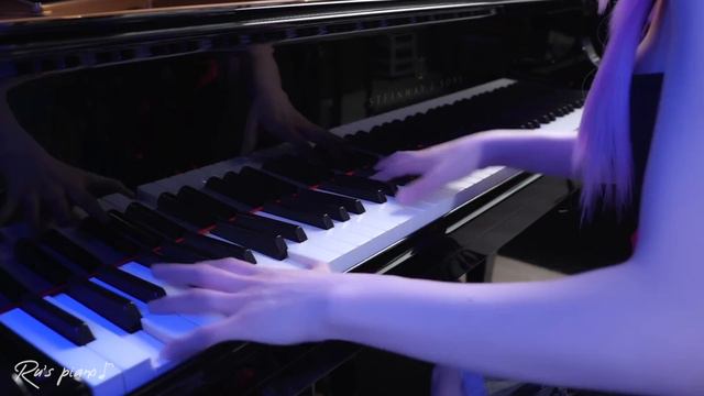 Guilty Crown OST「βίος / Bios」Ru's Piano Cover | Inori Cosplay смотреть онлайн