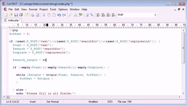 PHP Tutorial # 56 Creating a Find and Replace Application Part 3 смотреть онлайн