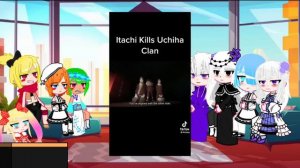 Rezero Reacts To Subaru as Itachi Uchiha |parts 1-2| Compilation | Naruto |