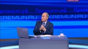 Путин отвечает 2013: "Вопрос Михаила Леонтьева"