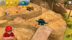 DINOTRUX Игра про Динозавров для Детей #2 ДИНОТРАКС Мультик про Динозавров Lion boy