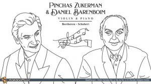 Pinchas Zukerman, Violin & Daniel Barenboim, Piano | Beethoven & Schubert