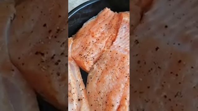 Посол форели сухим способом,обзор керамической посуды.