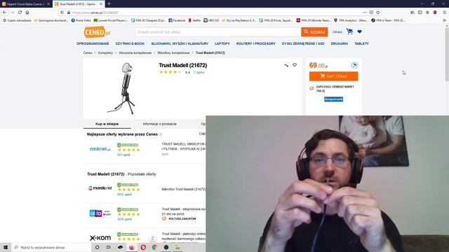 PORÓWNANIE- HYPERX CLOUD ALPHA HEADSET (MICROPHONE) vs TRUST DESK MICROPHONE MADELL.SOUND COMPARISO смотреть онлайн