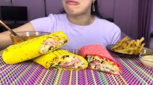 Мукбанг/ Шаверма/ Shawarma/ Шаурма/ АСМР/ Итинг