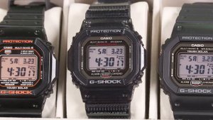 Casio G-Shock Square Variety with GW-M5610, GW-5000 and GW-S5600