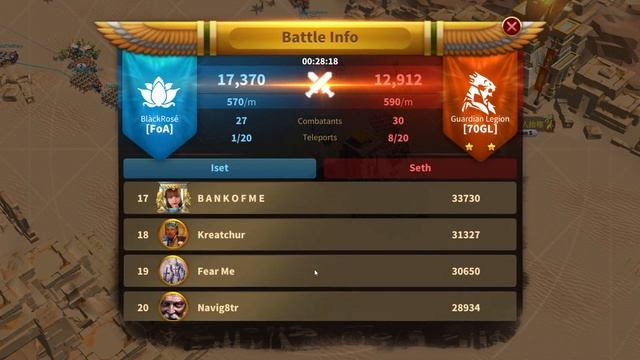 ARK OF OSIRIS 2170[70GL] vs 1601[FoA] Flying Baroness | SENGIT!!! AOO Rise Of Kingdoms ROK Indonesi смотреть онлайн