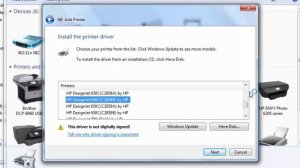 how to install hp designjet 650c printer on Windows 10 32bit manually