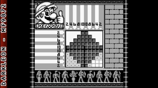 Game Boy - Mario's Picross © 1995 Nintendo - Gameplay смотреть онлайн