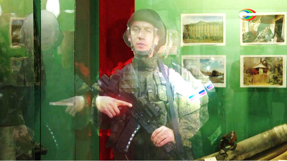 Голографическая инсталляция в музее