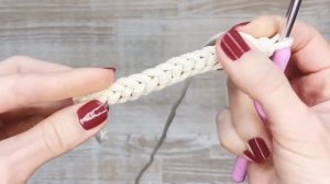 Шнур или ручка для сумки крючком! Отличная идея?
