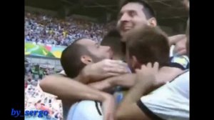 Потрясающий гол Месси на ЧМ - 2014.