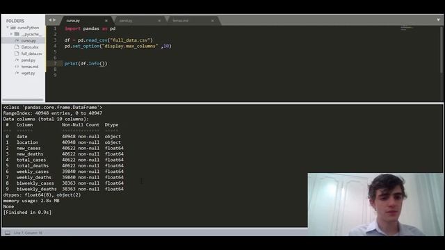 Uso de DataFrames en Pandas смотреть онлайн