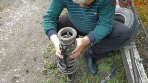 Стук в задней подвеске.Опора стойки,обратный удар .Replacing rear shock absorber support