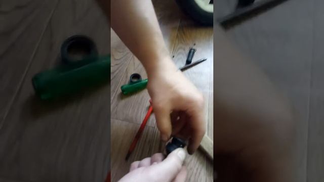 Ремонт колеса от коляски