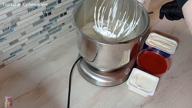 крем МАЛИНОВОЕ МОРОЖЕНОЕ для НАЧИНКИ тортов! Вкуснейший, ароматный крем ! Малиновый крем для торта