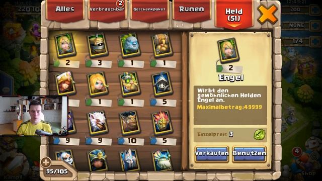 АККАУНТ МАЛОГО ВЕРНУЛСЯ/РОЛЛИНГ 24.000 + 470 СУНДУКОВ ЗАМКА И 9 ЭМБЛЕМА/БИТВА ЗАМКОВ/CASTLE CLASH смотреть онлайн