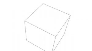 3D Wireframe Cube made in 3D Studio.