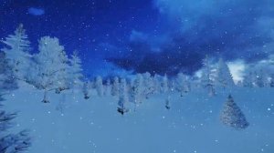 ФУТАЖ НОВОГОДНИЙ ЗИМНИЙ ЛЕС