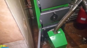 Пеллетный котел Dragon Plus SE-25 с блоком Wi-Fi. Замена дровяного котла и керамического дымохода.