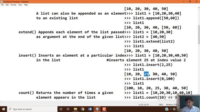 Python List Built in Functions