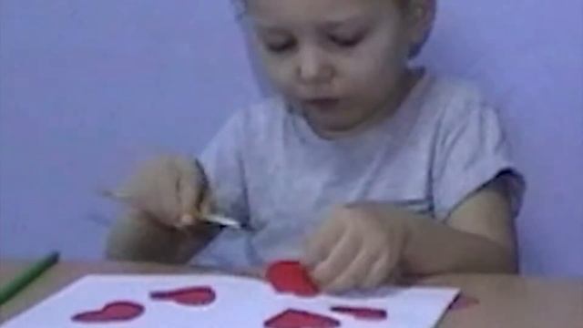 Поделки с детьми Открытки своими руками сердечки Развитие Мелкой Моторики смотреть онлайн