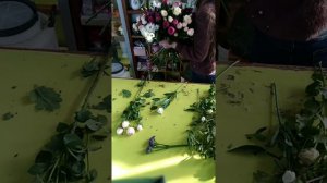 Современный букет/ Как собрать большой букет.