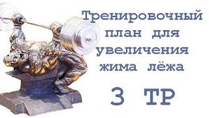 Тренировочный план для увеличения жима лёжа (3 тр)