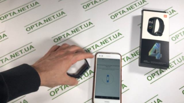 Как подключить фитнес браслет M4 к смартфону через приложения MI Fit смотреть онлайн