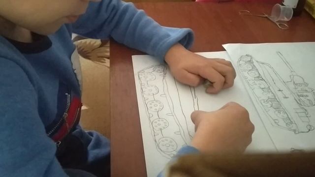 Как нарисовать танк учимся смотреть онлайн