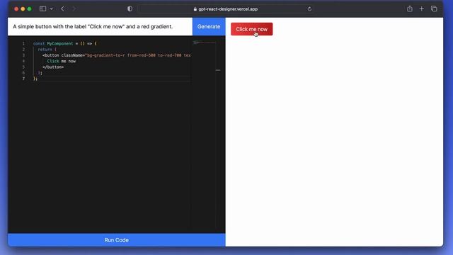 Effortless React Component Generation and Preview with ChatGPT