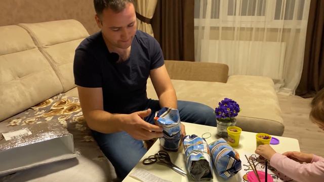 Распаковка цветов