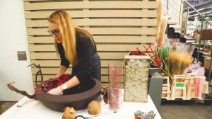 7ЦВЕТОВ мастер-класс по флористике: композиция с суккулентами и стабилизированным мхом