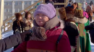 СЮЖЕТ: ШЕСТВИЕ НАРОДНЫХ МАСТЕРОВ НА УЛИЦАХ ЯКУТСКА